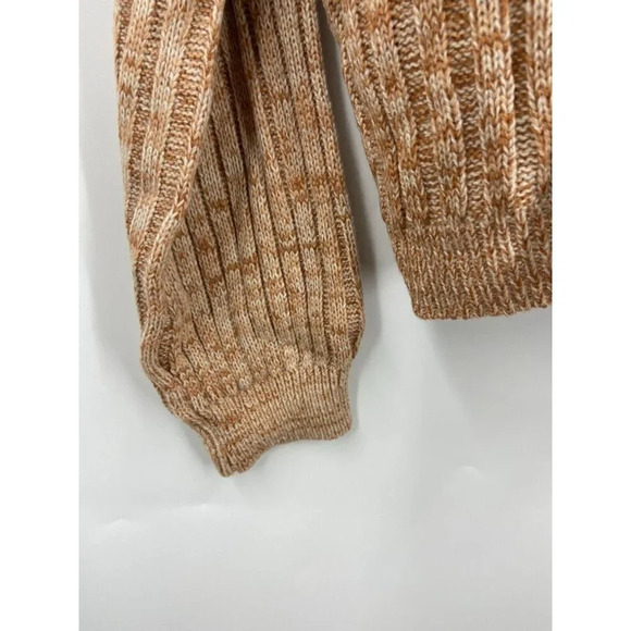 Blank NYC Women's‎ Heather Ribbed Crewneck Sweater In Toffee Size S NWT - Picture 3 of 9